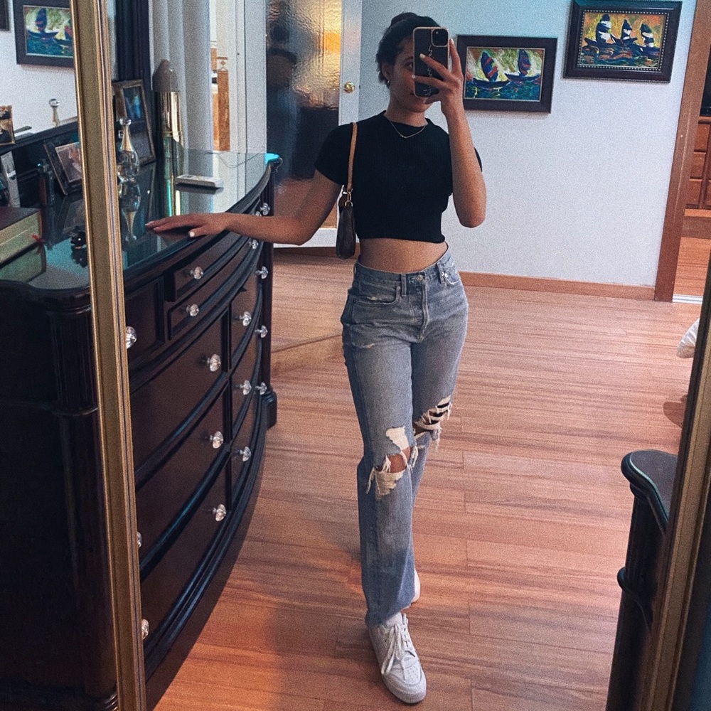 AGOLDE 90s Mid Rise Loose fit in Fall Out